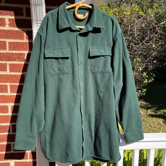 L.L. Bean Tops - Vintage L.L. Bean Green Oversized Shacket Women's XL